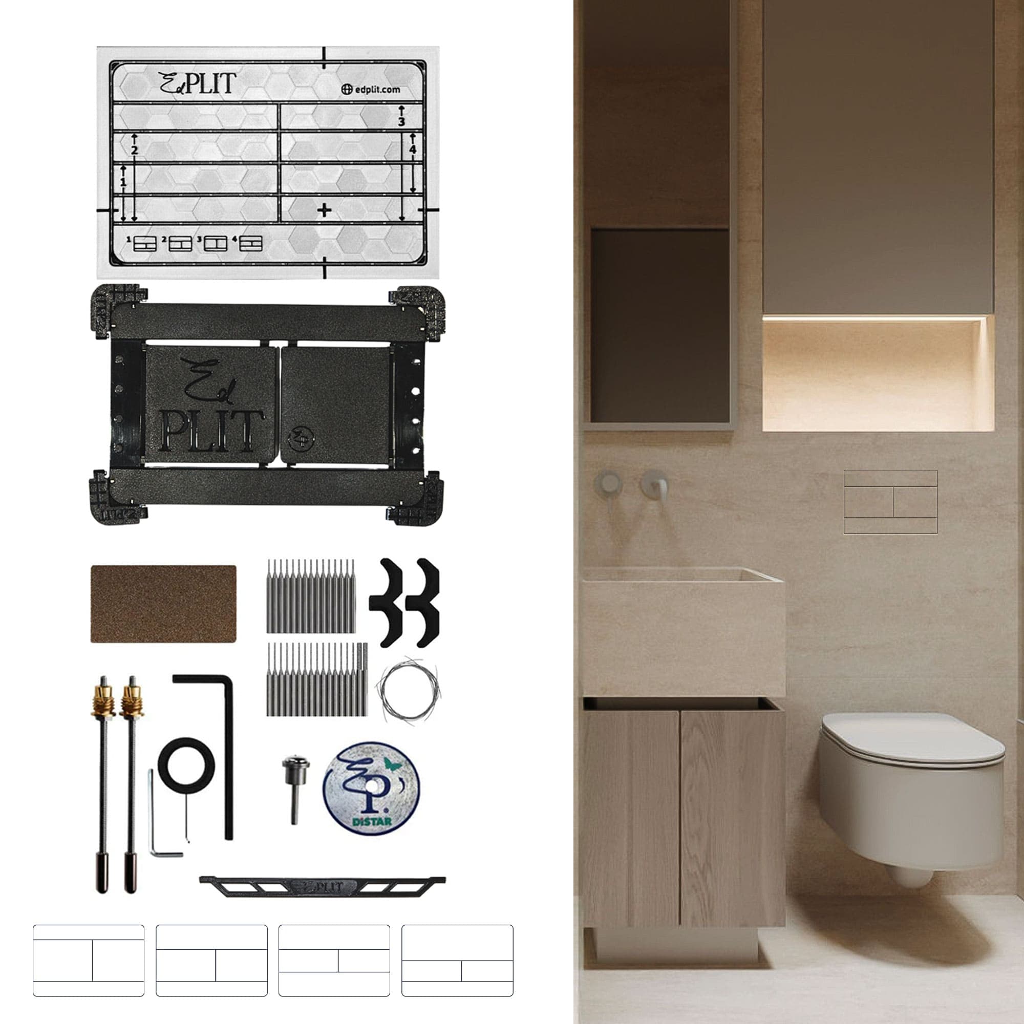 Bouton Poussoir Invisible M2 Pro Edplit