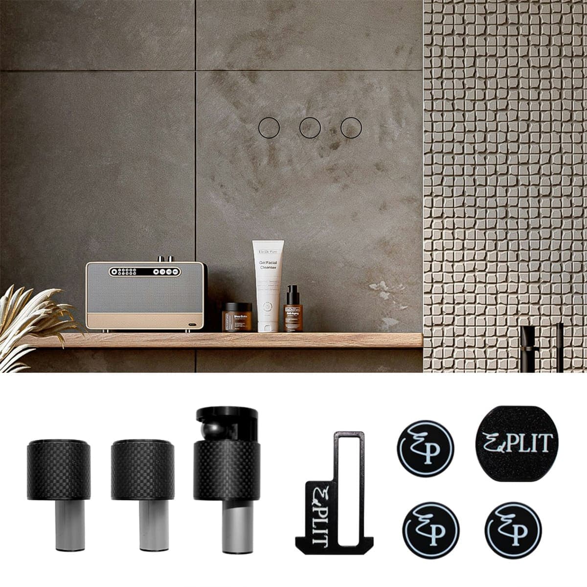 Porte-Serviettes Caché Ball-Catch Edplit