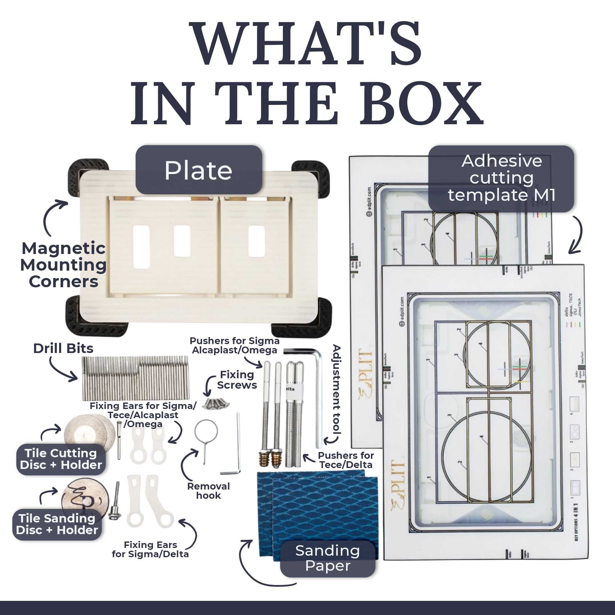 Bouton Poussoir Invisible M1 Edplit